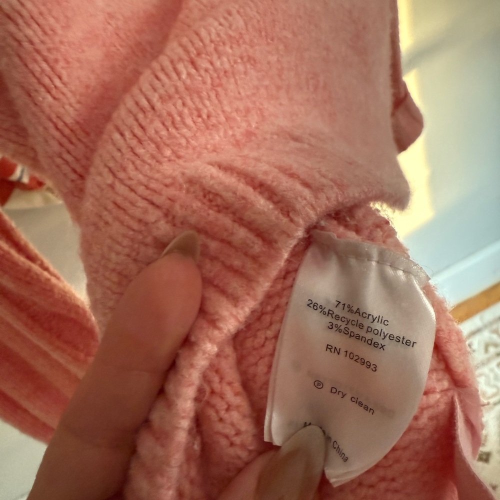 Thakoon Soft Pink Turtleneck Sweater - Picture 5 of 5